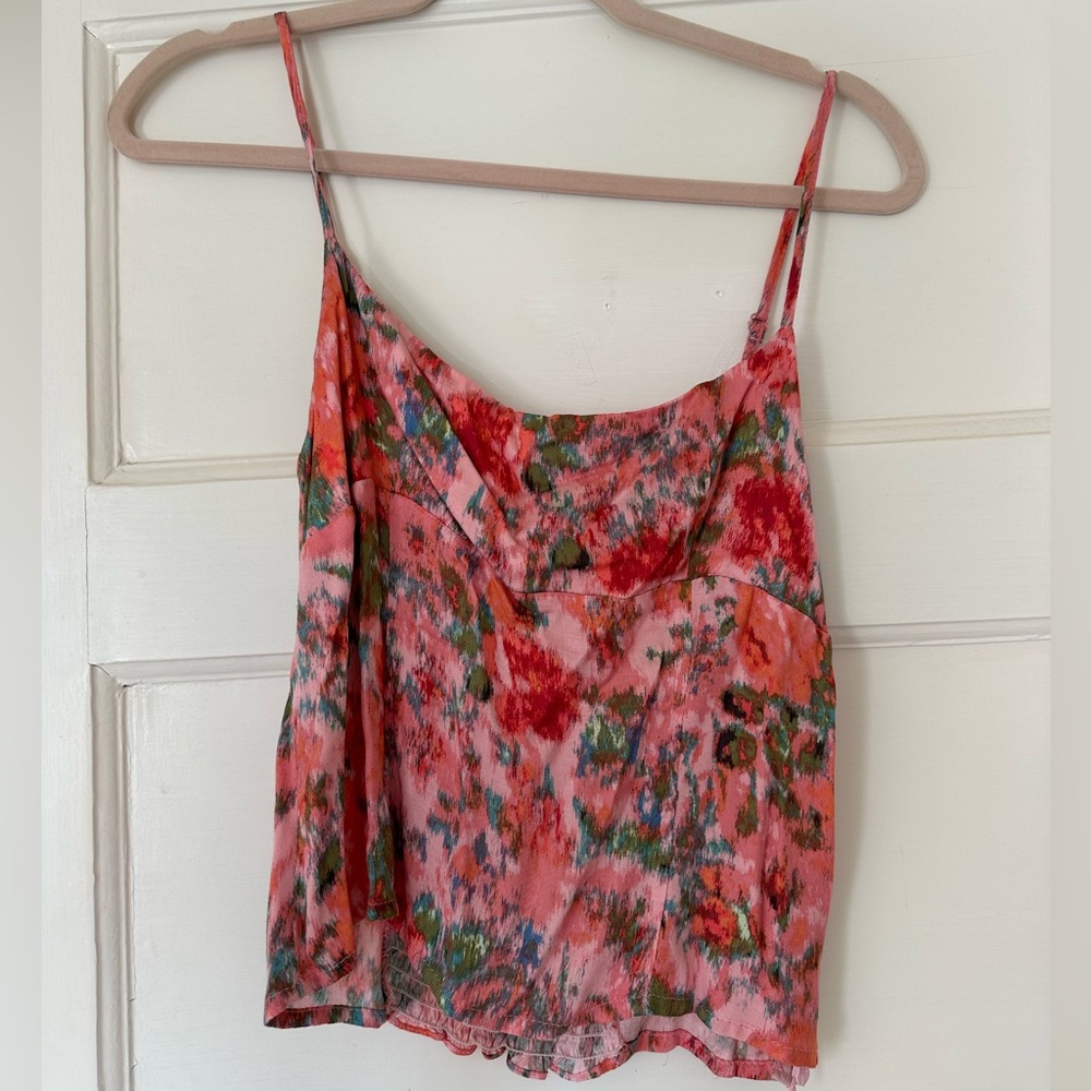 Pink Floral Tank